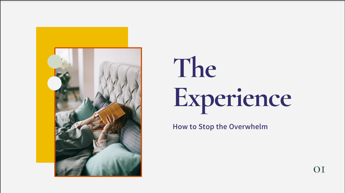 The Overwhelm Buster Experience